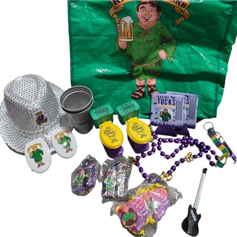 2025 Krew Of Tucks Mardi Gras Parade Throws Collectible